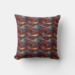 Roter Drache Kissen