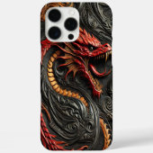 Roter Drache Kunst Case-Mate iPhone Hülle (Rückseite)