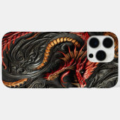 Roter Drache Kunst Case-Mate iPhone Hülle (Rückseite (Horizontal))