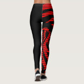 Roter Drache Leggings (Rückseite)
