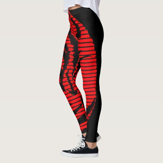 Roter Drache Leggings (Links)