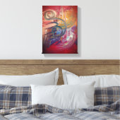 Roter Drache Leinwanddruck (Insitu (Schlafzimmer))
