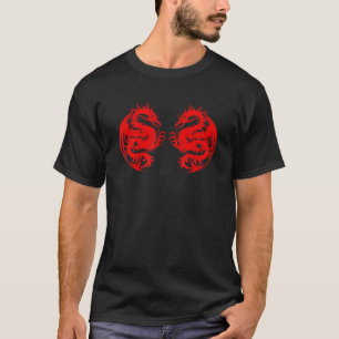 Roter Drache Männer Frauen T-Shirt