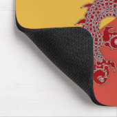 Roter Drache-Mauspad Mousepad (Ecke)