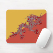 Roter Drache-Mauspad Mousepad (Mit Mouse)