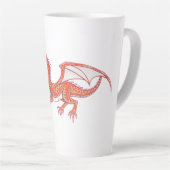 Roter Drache Milchtasse (Rechte Ecke)