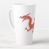 Roter Drache Milchtasse (Linke Ecke)