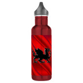 Roter Drache mit rotem Chromeffekt Trinkflasche (Links)