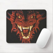 Roter Drache Mousepad (Mit Mouse)