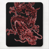 Roter Drache Mousepad (Vorne)