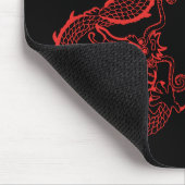 Roter Drache Mousepad (Ecke)