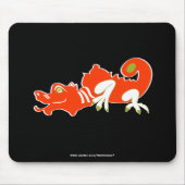 Roter Drache Mousepad (Vorne)