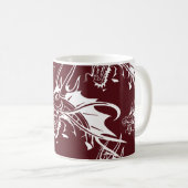 Roter Drache-mythisches Geschöpf-cooler Kaffeetasse (VorderseiteRechts)
