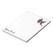 Roter Drache Notizblock (Rotiert)