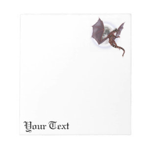 Roter Drache Notizblock