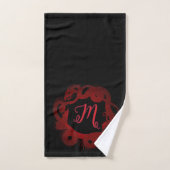 Roter Drache personalisiert Badhandtuch Set (Handtuch)