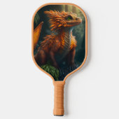 Roter Drache Pickleball Schläger (Rückseite)