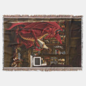 Roter Drache Podcast Fantasy Decke (Vorderseite)