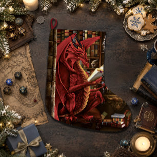 Roter Drache Podcast Fantasy Großer Weihnachtsstrumpf