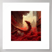 Roter Drache Poster (Vorne)