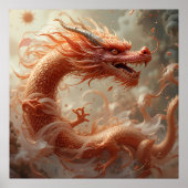 Roter Drache Poster (Vorne)