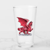 Roter Drache: Ruby vom Juli Glas (Vorderseite)