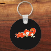 Roter Drache Schlüsselanhänger (Vorderseite)