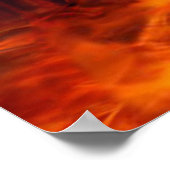 Roter Drache Schreckgestalt Poster (Ecke)