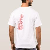 Roter Drache T-Shirt (Rückseite)