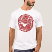 Roter Drache T-Shirt (Vorderseite)