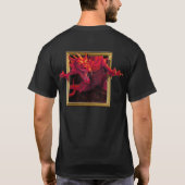 Roter Drache T-Shirt (Rückseite)