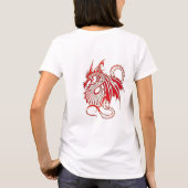 Roter Drache T-Shirt (Rückseite)