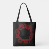 Roter Drache Tasche (Rückseite)