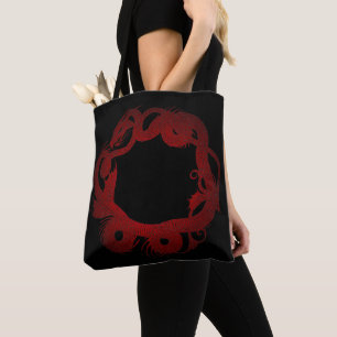 Roter Drache Tasche