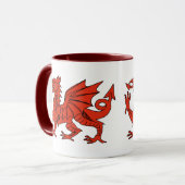 Roter Drache Tasse (Vorderseite Links)