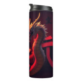 Roter Drache Tokio Thermosbecher (Nach rechts gedreht)