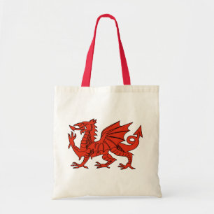 Roter Drache Tragetasche