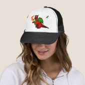 Roter Drache und Libelle Truckerkappe (Beispiel)