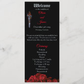 Roter Drache und Rose Programm (Vorderseite)