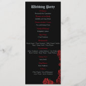 Roter Drache und Rose Programm (Rückseite)