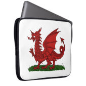 Roter Drache von Wales Laptopschutzhülle (Vorne Rechts)