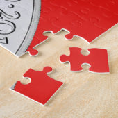 ROTER DRACHE VON WALES-MÜNZE PUZZLE (Seite)