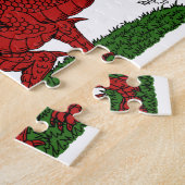 Roter Drache von Wales Puzzle (Seite)