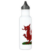 Roter Drache von Wales Trinkflasche (Links)