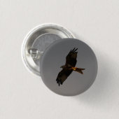 Roter Drachen-Knopf Button (Vorne & Hinten)