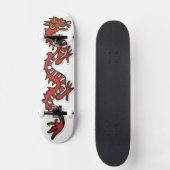 Roter Drachendeck Skateboard (Vorderseite)