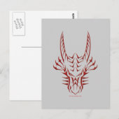 Roter Drachenleiter Postkarte (Vorne/Hinten)