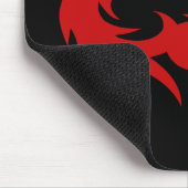 Roter Drachenmousepad Mousepad (Ecke)