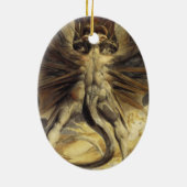 Roter Drachenschmuck Keramikornament (Hinten)