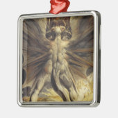 Roter Drachenschmuck Silbernes Ornament (Links)